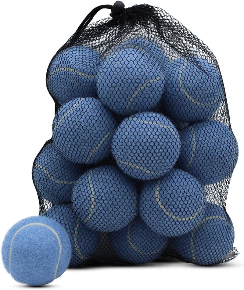 Magicorange Tennis Balls, 12 Pack Advanced Training Tennis Balls Practice Balls, Come with Mesh Bag for Easy Transport, Good for Beginner Training Ball - Image 1